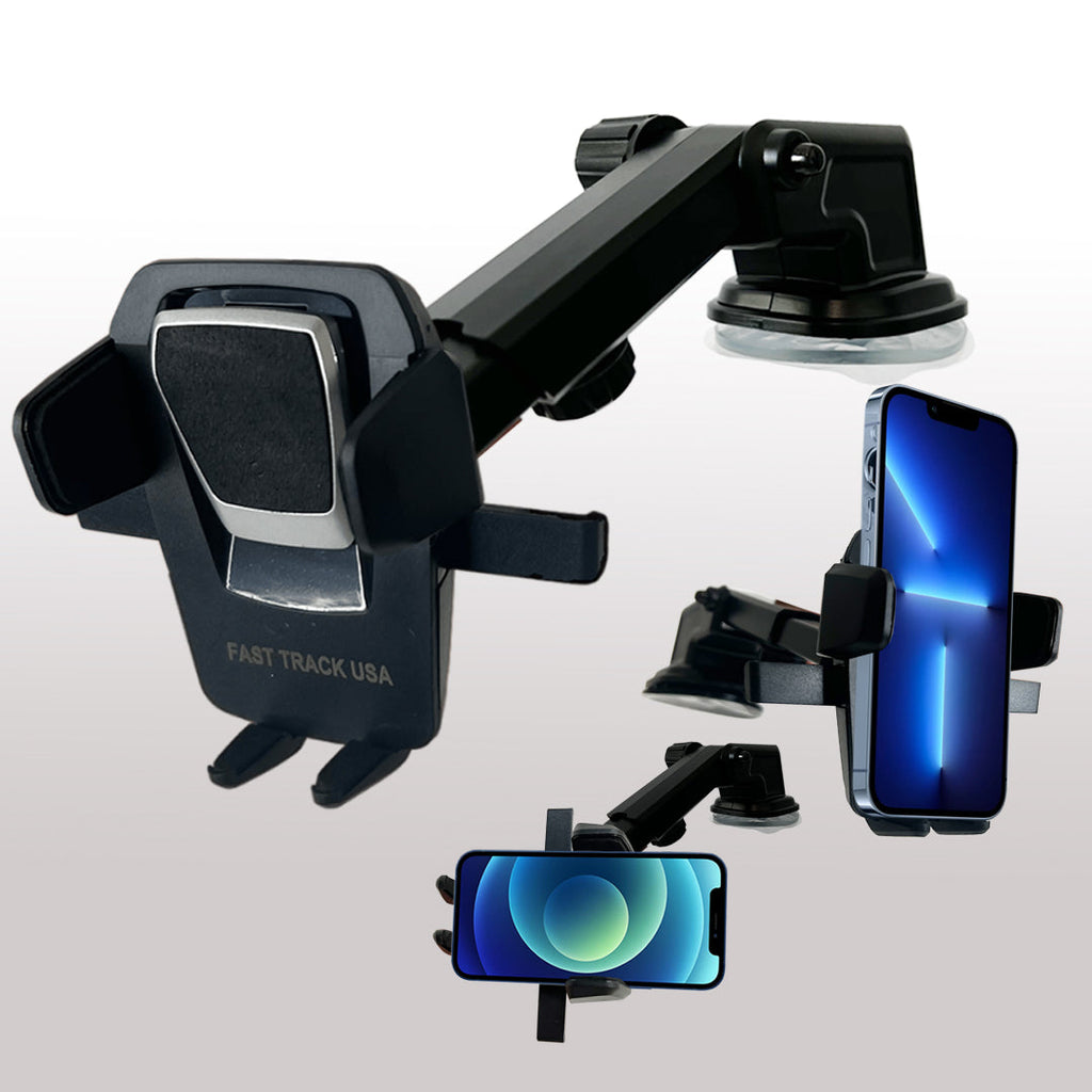 Car Phone Mount Holder  One Touch Adjustable Long Neck