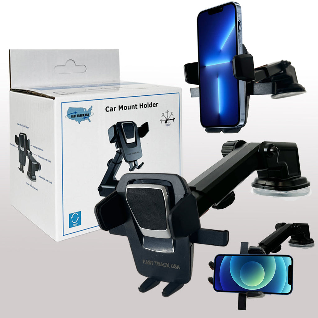 Car Phone Mount Holder  One Touch Adjustable Long Neck