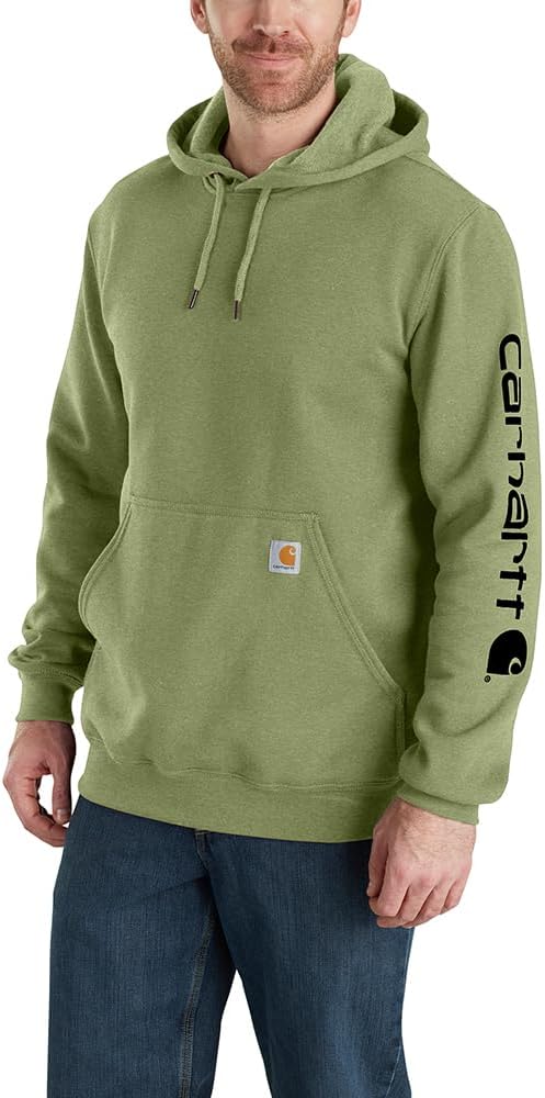 Carhartt mens Loose Fit Midweight Logo Sleeve Graphic SweatshirtSweatshirt