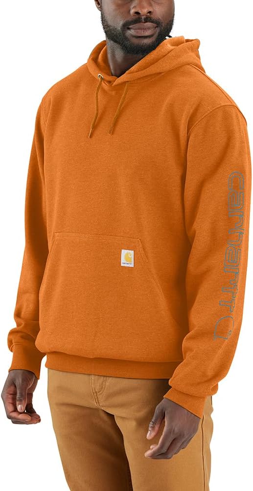 Carhartt mens Loose Fit Midweight Logo Sleeve Graphic SweatshirtSweatshirt