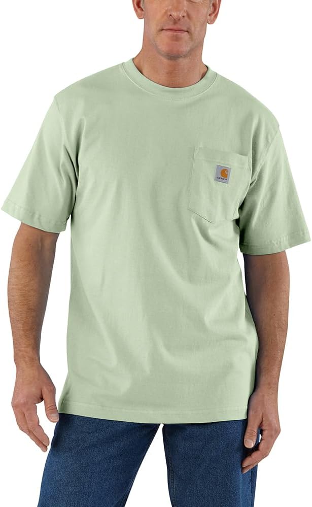 Carhartt Mens Loose Fit Heavyweight Short-Sleeve Pocket T-Shirt