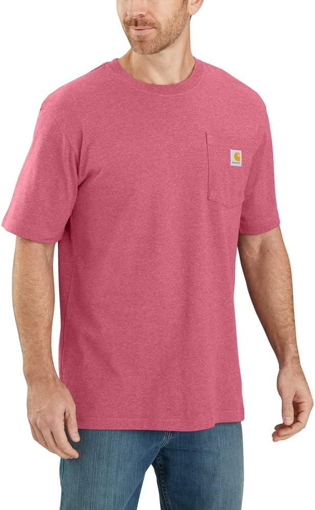 Carhartt Mens Loose Fit Heavyweight Short-Sleeve Pocket T-Shirt