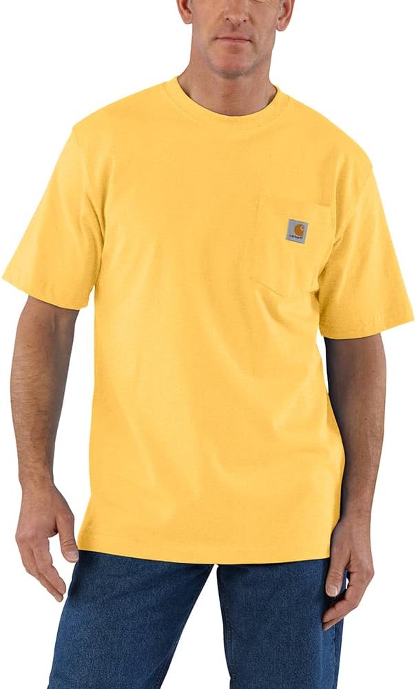 Carhartt Mens Loose Fit Heavyweight Short-Sleeve Pocket T-Shirt