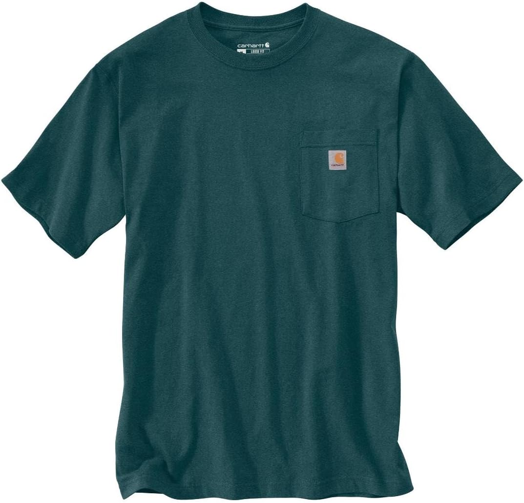 Carhartt Mens Loose Fit Heavyweight Short-Sleeve Pocket T-Shirt