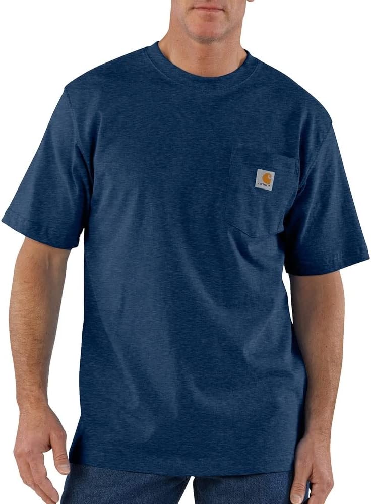 Carhartt Mens Loose Fit Heavyweight Short-Sleeve Pocket T-Shirt