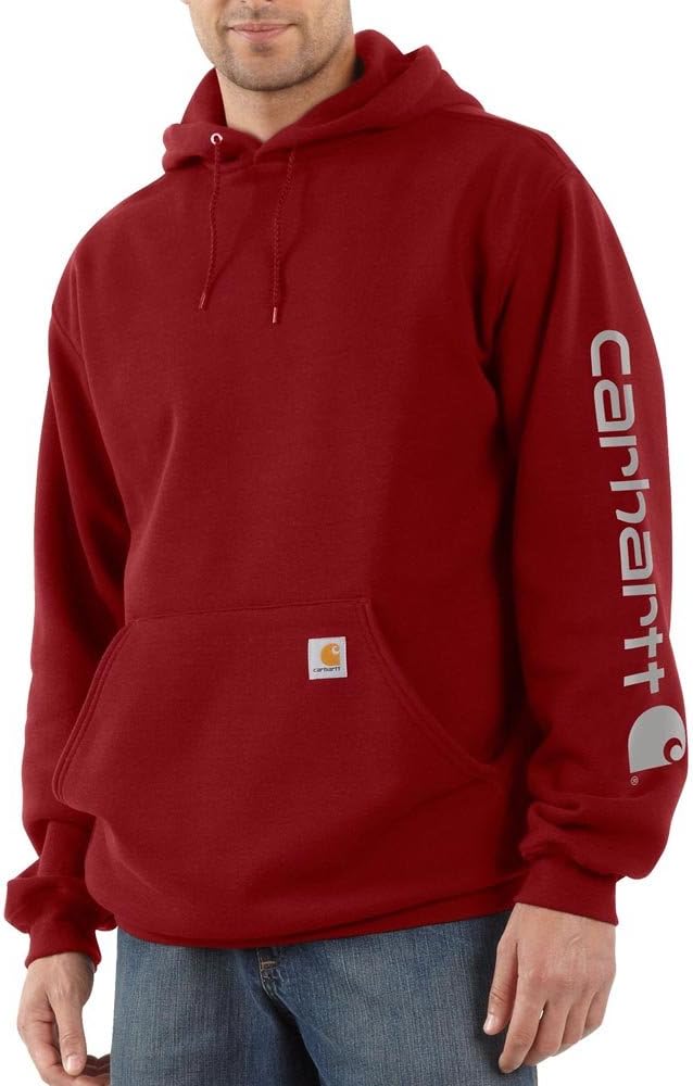 Carhartt mens Loose Fit Midweight Logo Sleeve Graphic SweatshirtSweatshirt