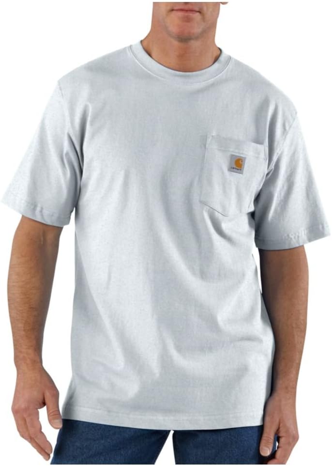 Carhartt Mens Loose Fit Heavyweight Short-Sleeve Pocket T-Shirt
