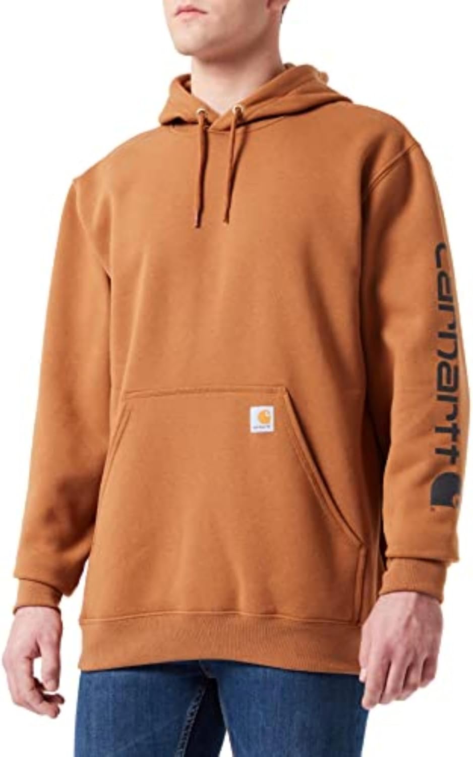 Carhartt mens Loose Fit Midweight Logo Sleeve Graphic SweatshirtSweatshirt