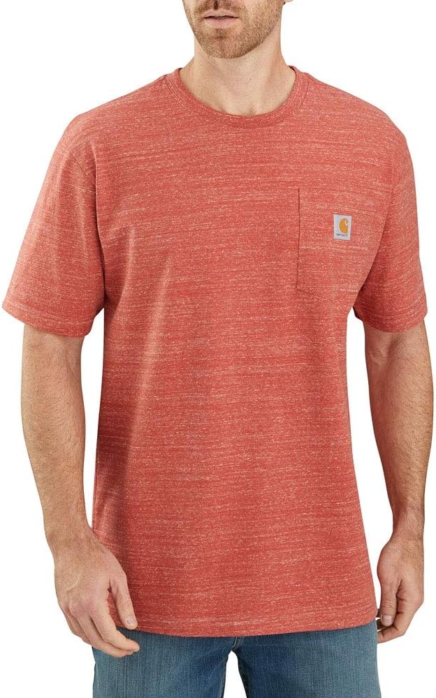 Carhartt Mens Loose Fit Heavyweight Short-Sleeve Pocket T-Shirt