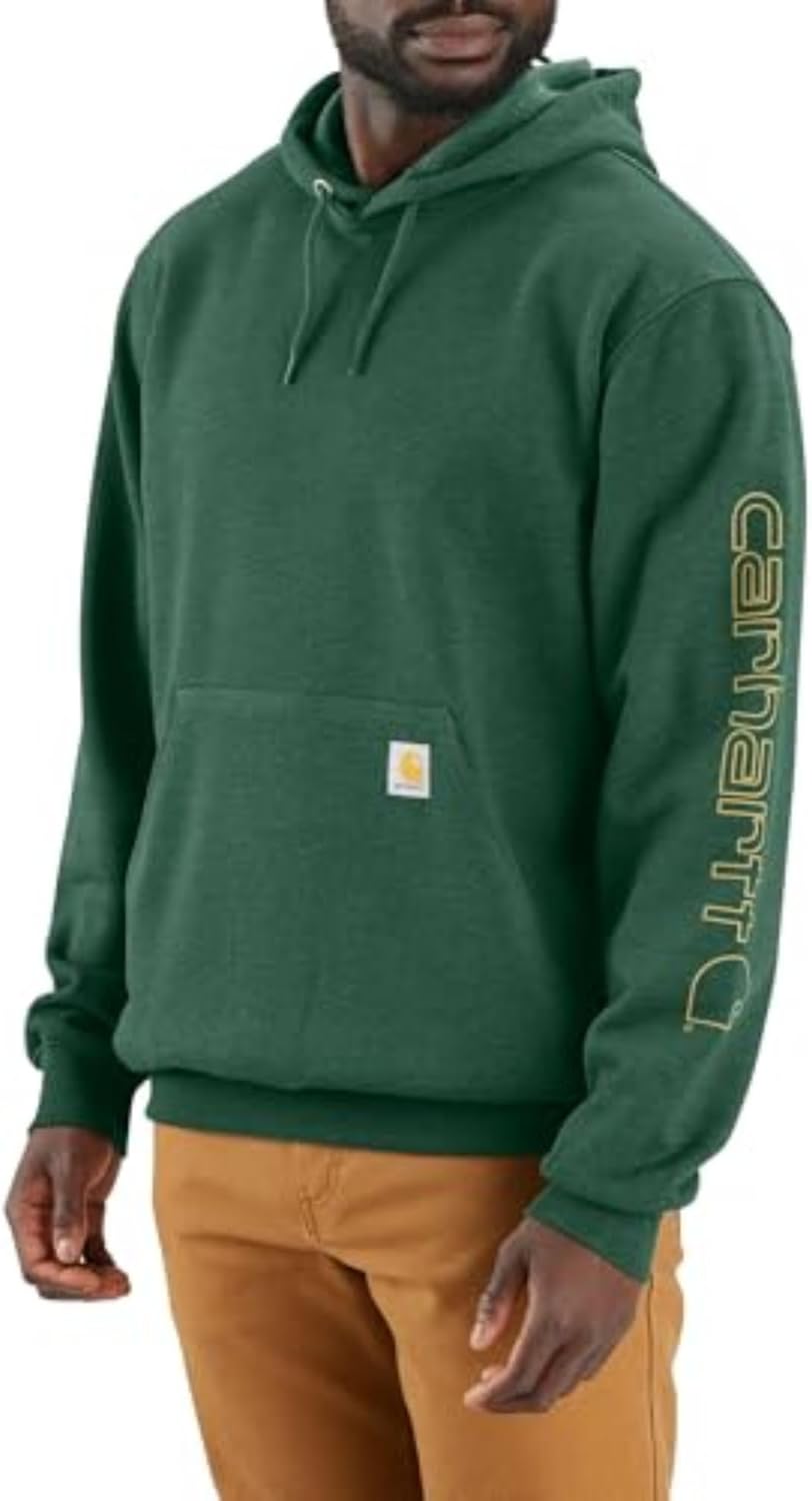 Carhartt mens Loose Fit Midweight Logo Sleeve Graphic SweatshirtSweatshirt