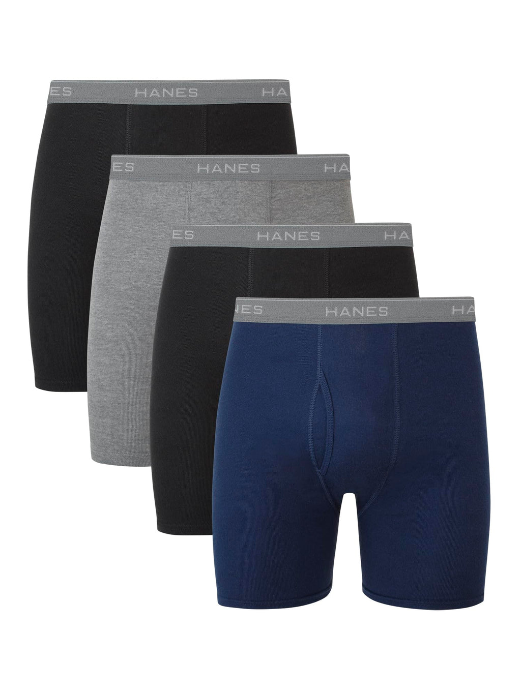 Hanes Men's 4 Pack FreshIQ Boxer Brief