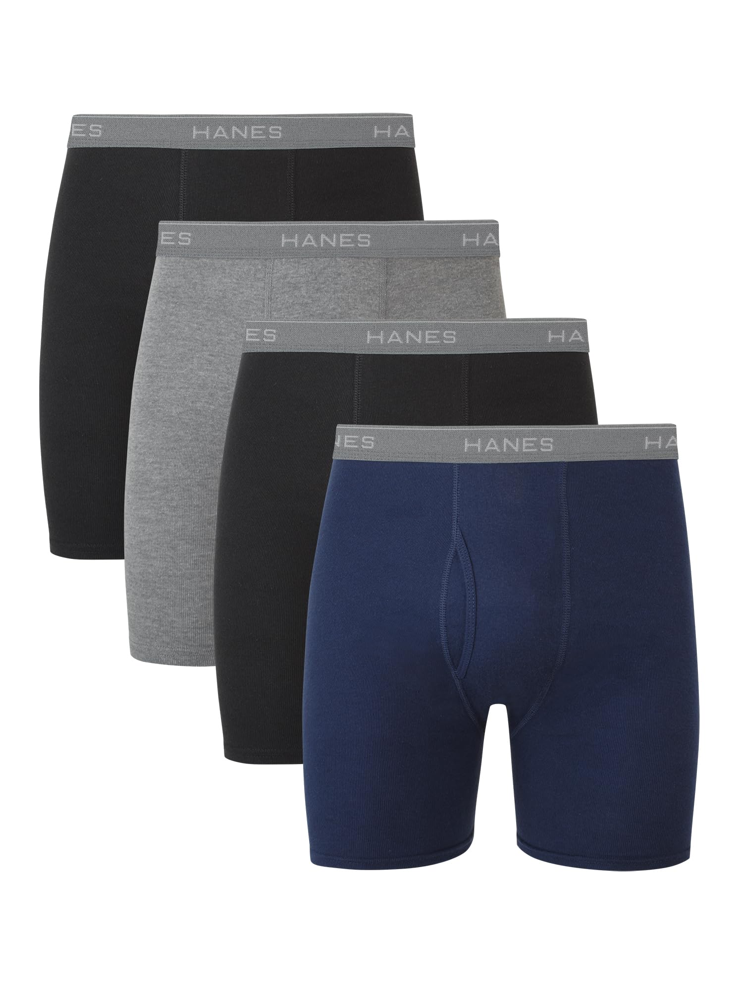 Hanes Men's 4 Pack FreshIQ Boxer Brief
