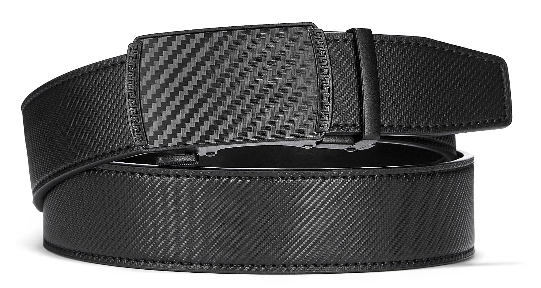 CHAOREN Mens Belt Leather Belts for Men Ratchet Belt, Customizable Fit (35mm)