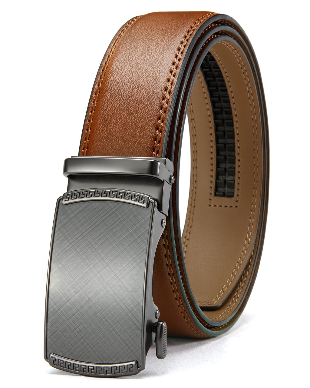 CHAOREN Mens Belt Leather Belts for Men Ratchet Belt, Customizable Fit (35mm)