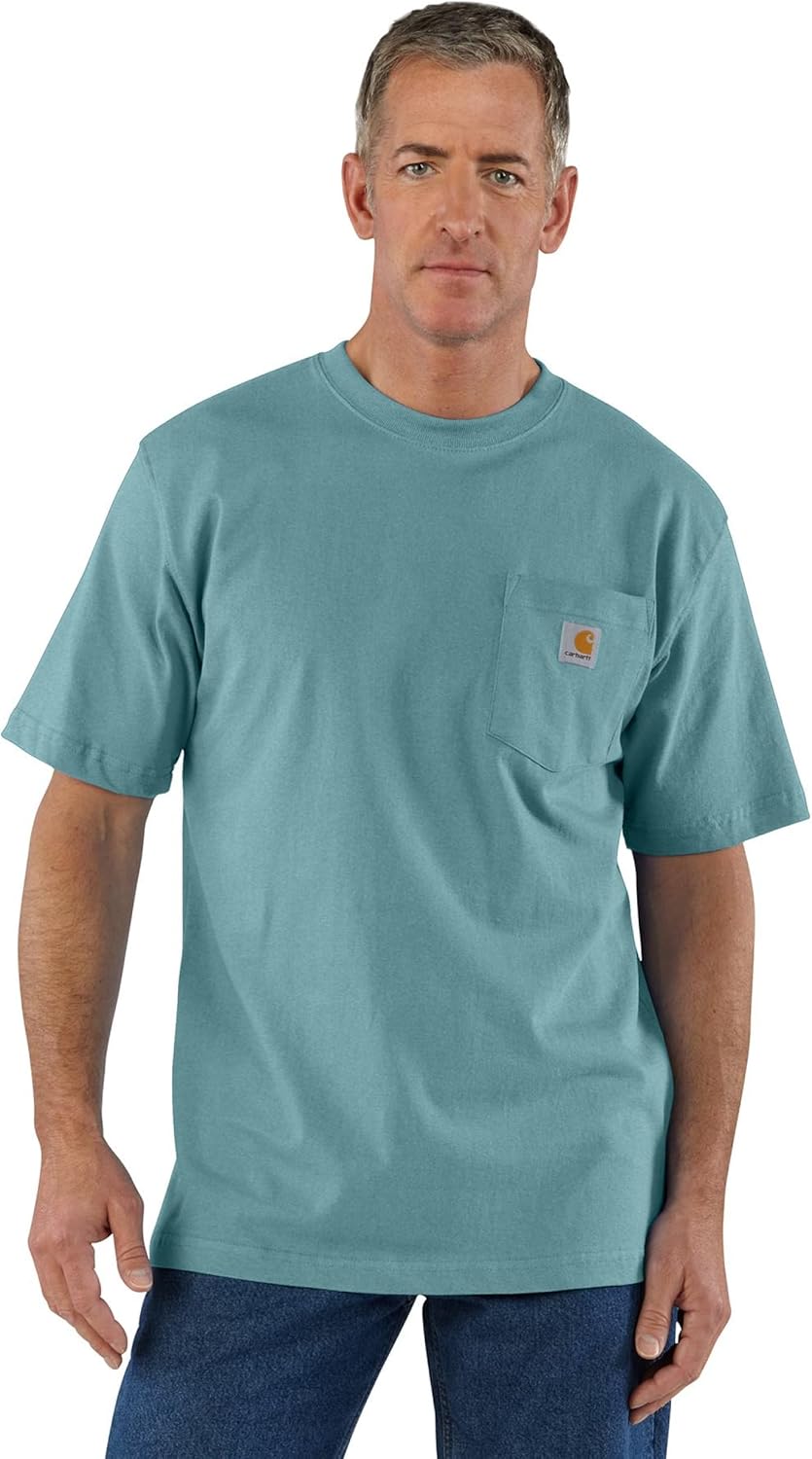 Carhartt Mens Loose Fit Heavyweight Short-Sleeve Pocket T-Shirt