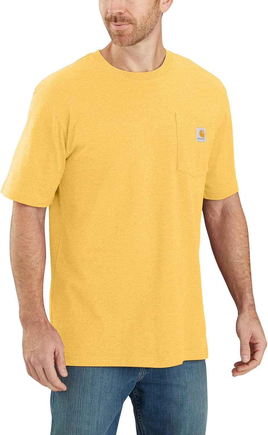 Carhartt Mens Loose Fit Heavyweight Short-Sleeve Pocket T-Shirt