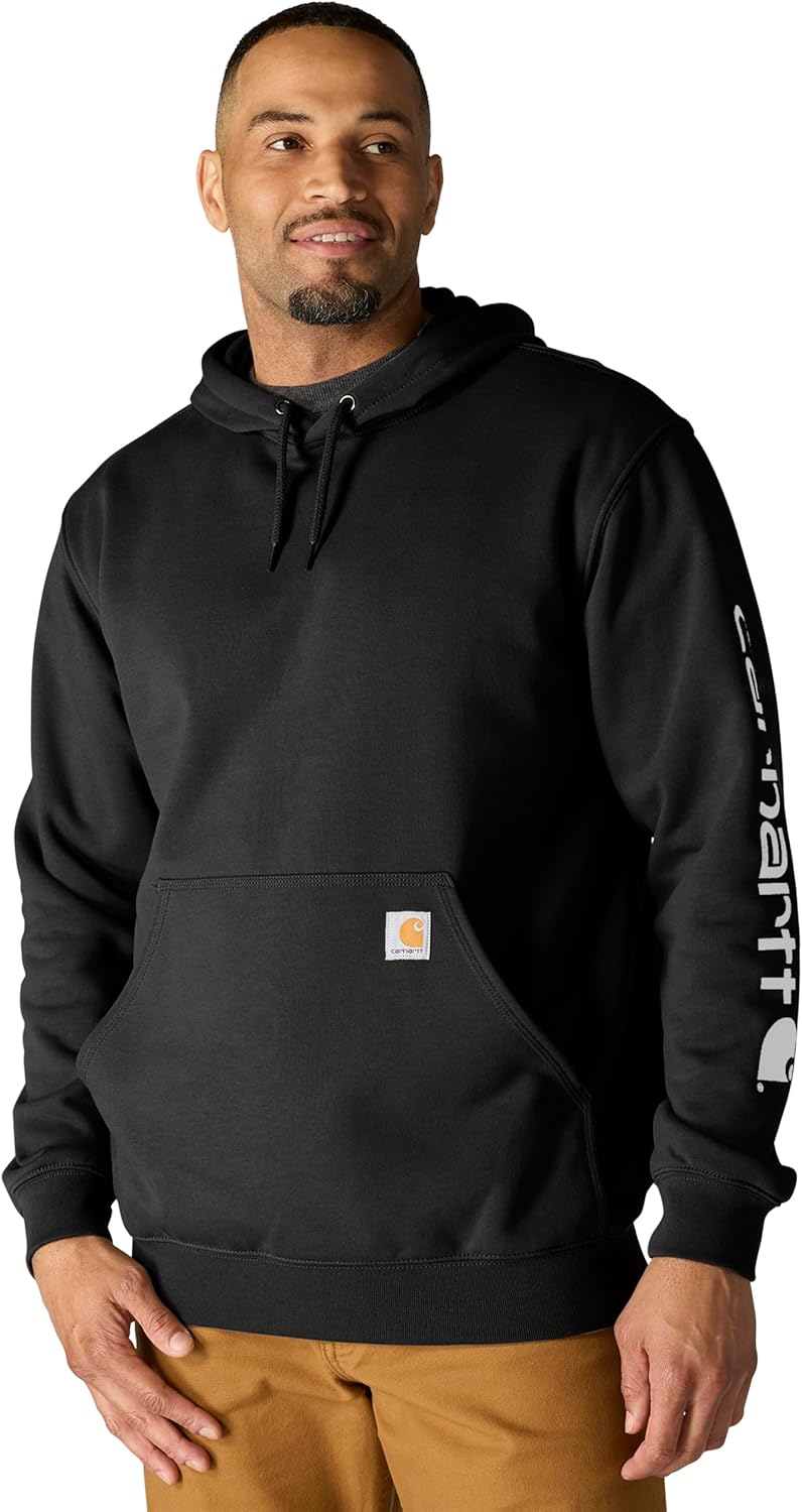 Carhartt mens Loose Fit Midweight Logo Sleeve Graphic SweatshirtSweatshirt