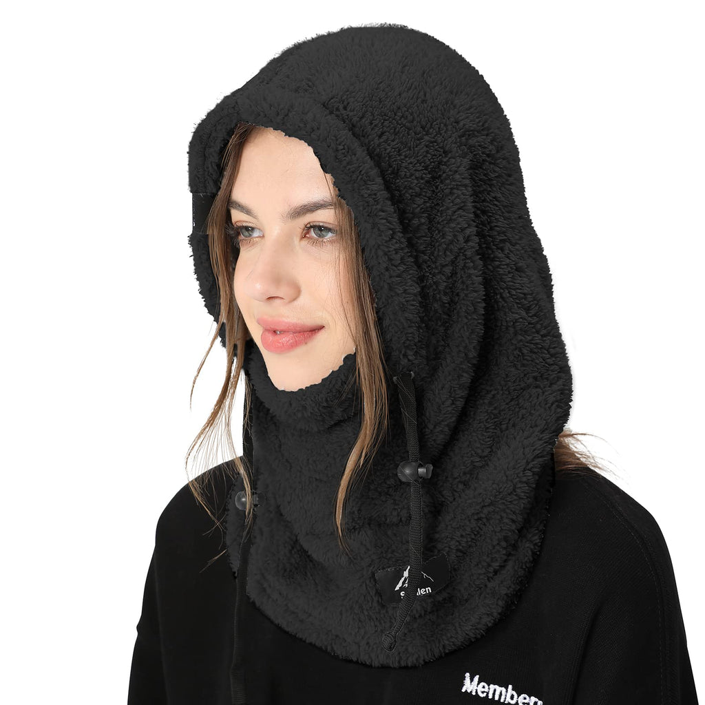 Senllen Balaclava Cold Weather Fleece Windproof Ski Mask Winter Breathable Thermal Face Mask Neck Warmer Scarf Helmet Hood
