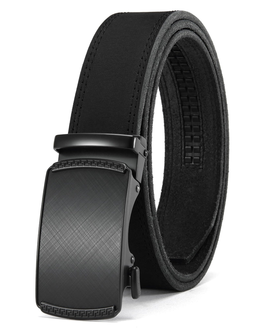 CHAOREN Mens Belt Leather Belts for Men Ratchet Belt, Customizable Fit (35mm)
