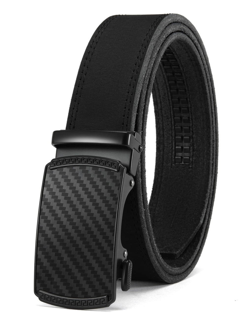 CHAOREN Mens Belt Leather Belts for Men Ratchet Belt, Customizable Fit (35mm)
