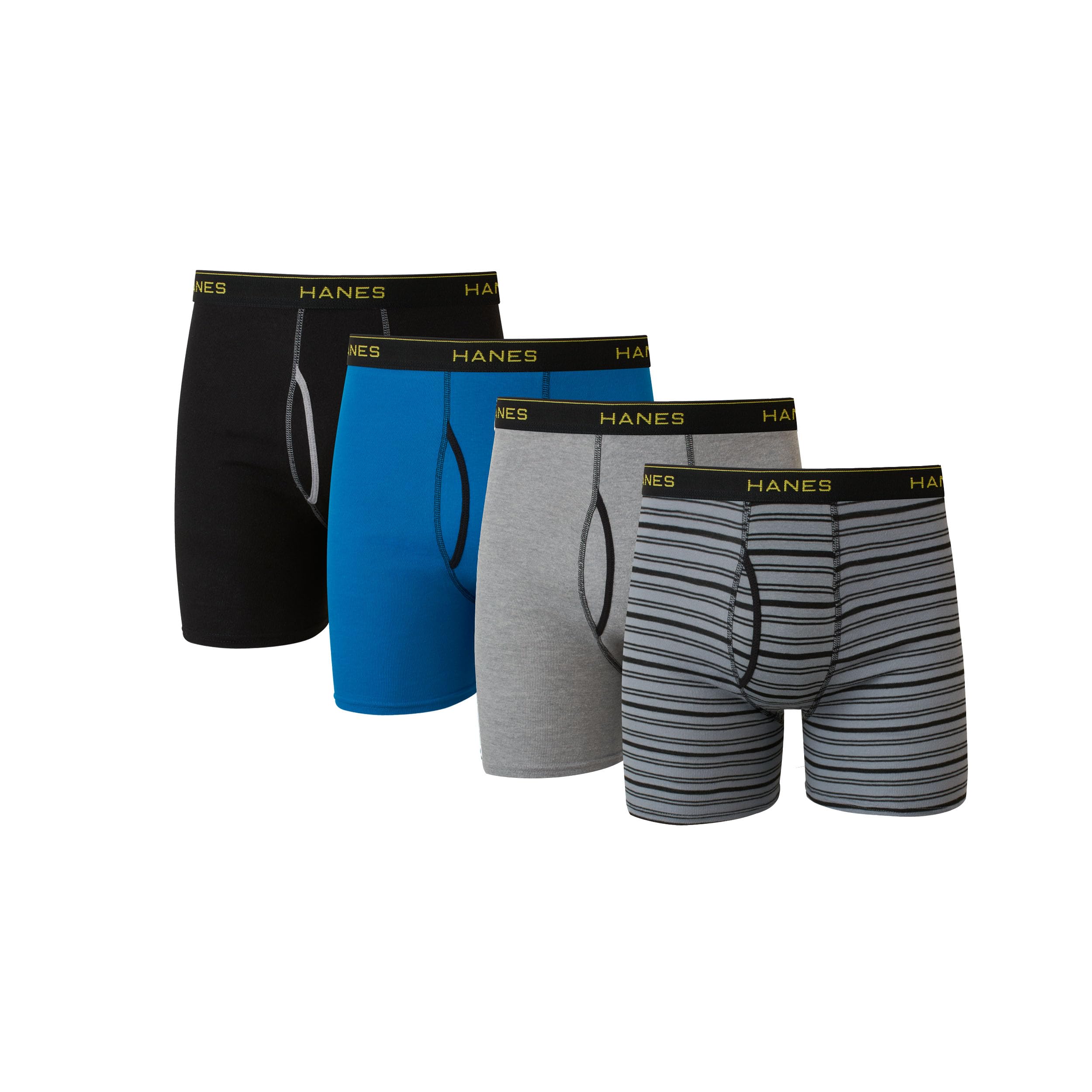 Hanes Men's 4 Pack FreshIQ Boxer Brief