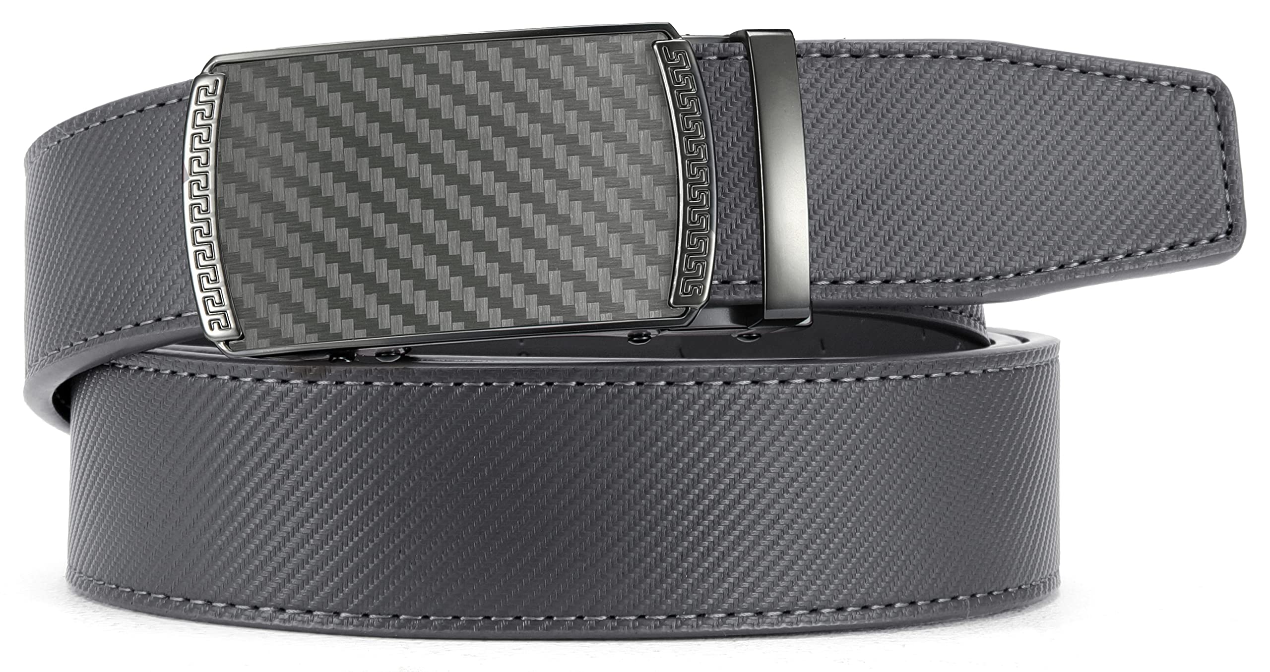 CHAOREN Mens Belt Leather Belts for Men Ratchet Belt, Customizable Fit (35mm)