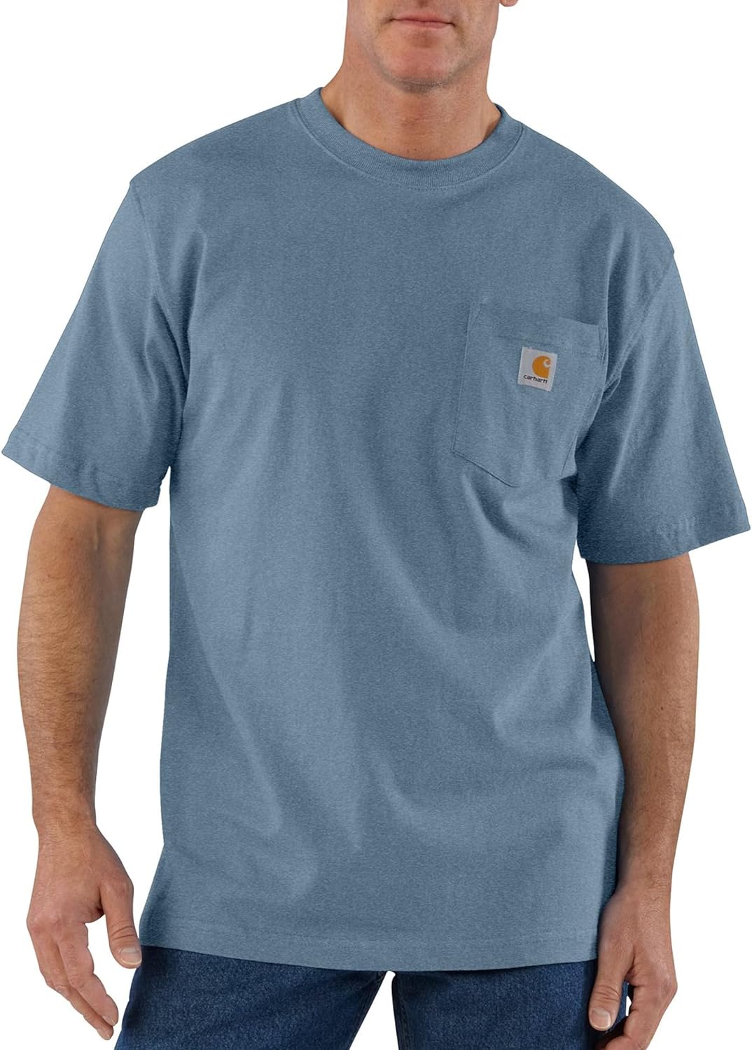 Carhartt Mens Loose Fit Heavyweight Short-Sleeve Pocket T-Shirt