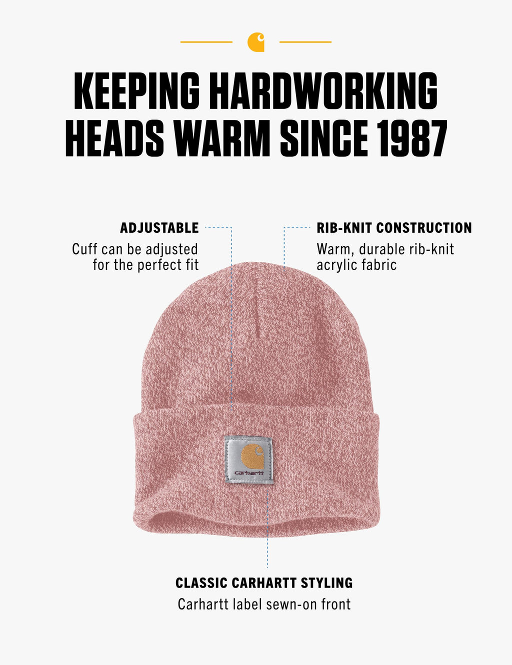 Carhartt Mens Acrylic Watch Hat A18