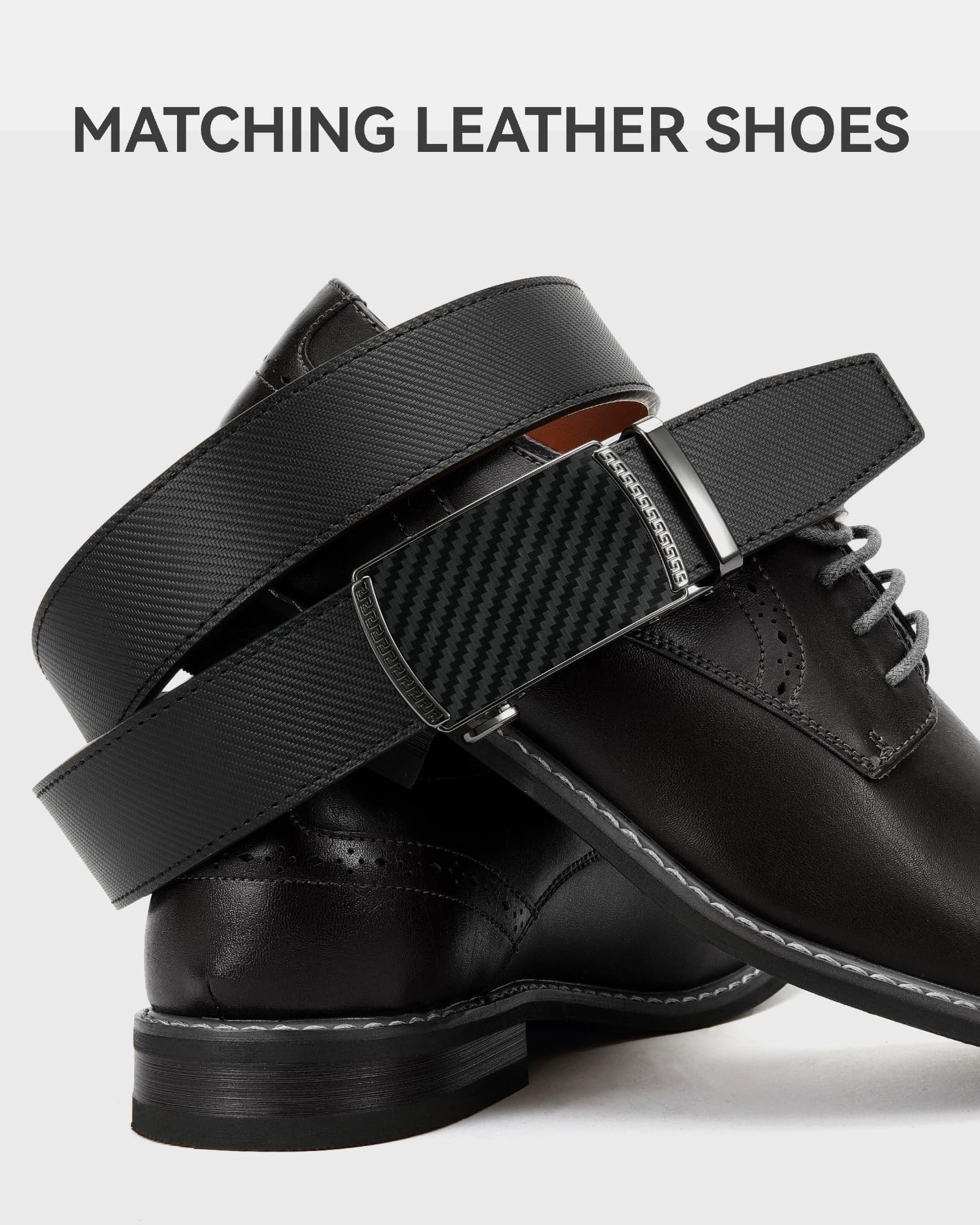 CHAOREN Mens Belt Leather Belts for Men Ratchet Belt, Customizable Fit (35mm)