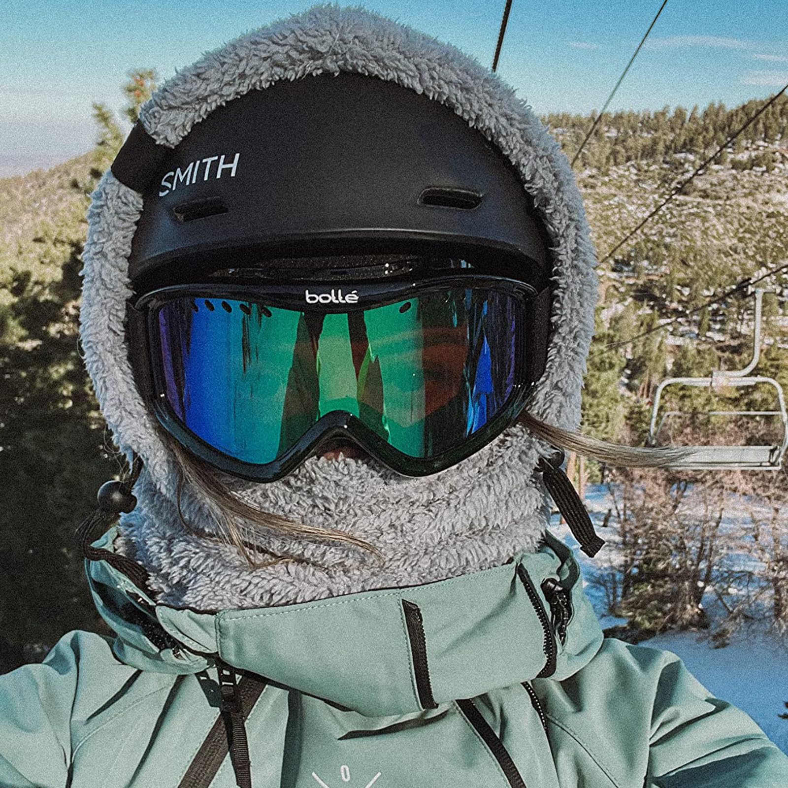 Senllen Balaclava Cold Weather Fleece Windproof Ski Mask Winter Breathable Thermal Face Mask Neck Warmer Scarf Helmet Hood