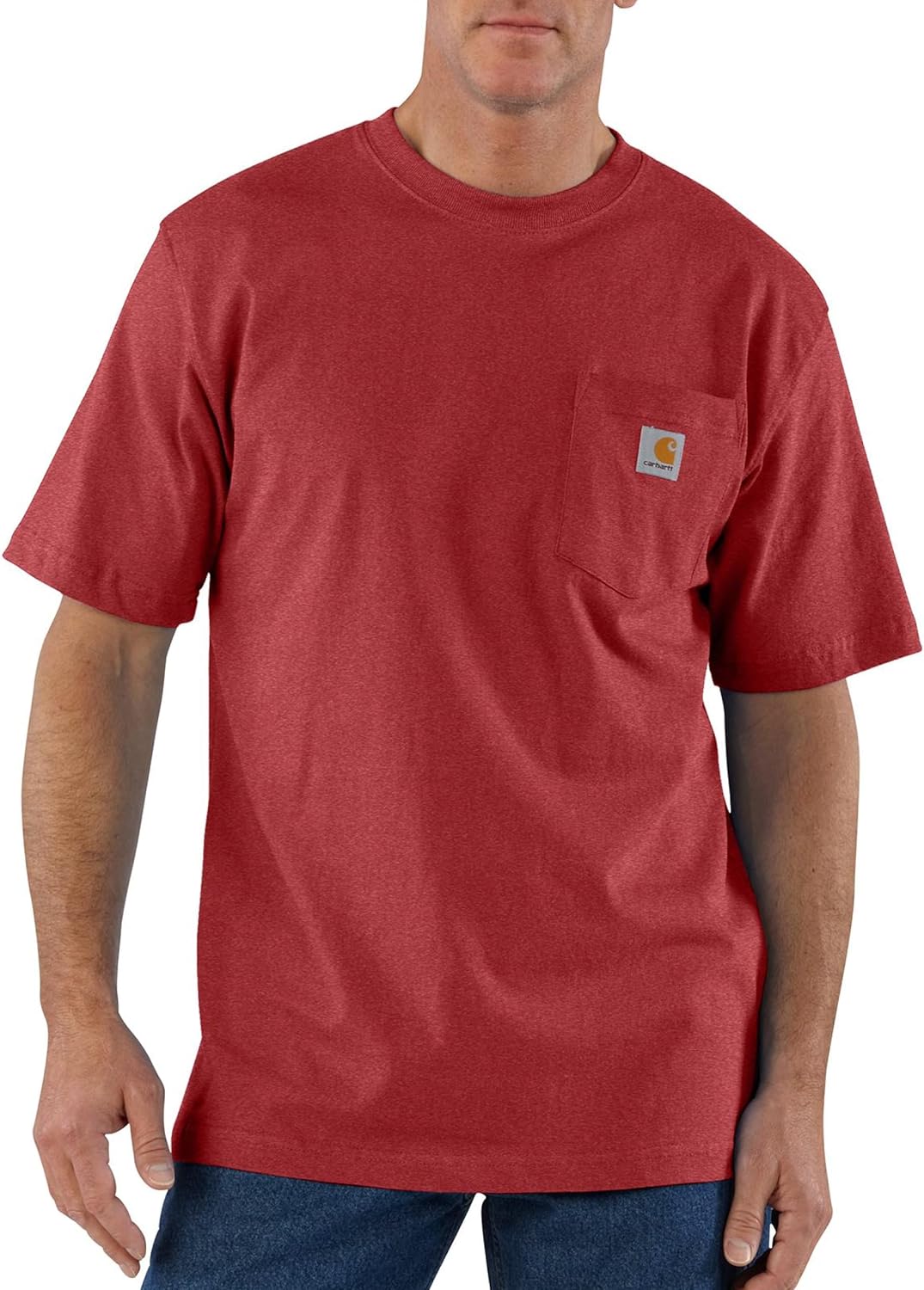 Carhartt Mens Loose Fit Heavyweight Short-Sleeve Pocket T-Shirt