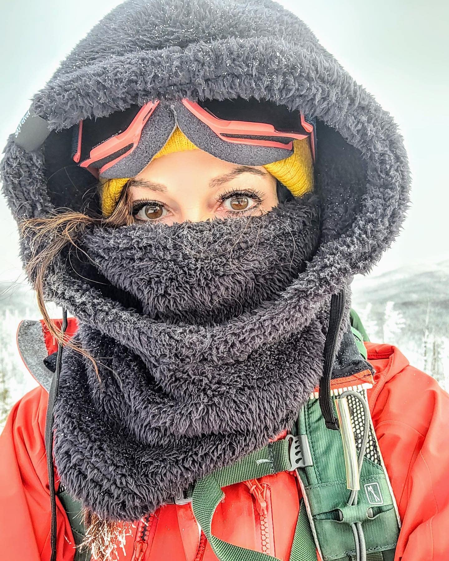 Senllen Balaclava Cold Weather Fleece Windproof Ski Mask Winter Breathable Thermal Face Mask Neck Warmer Scarf Helmet Hood