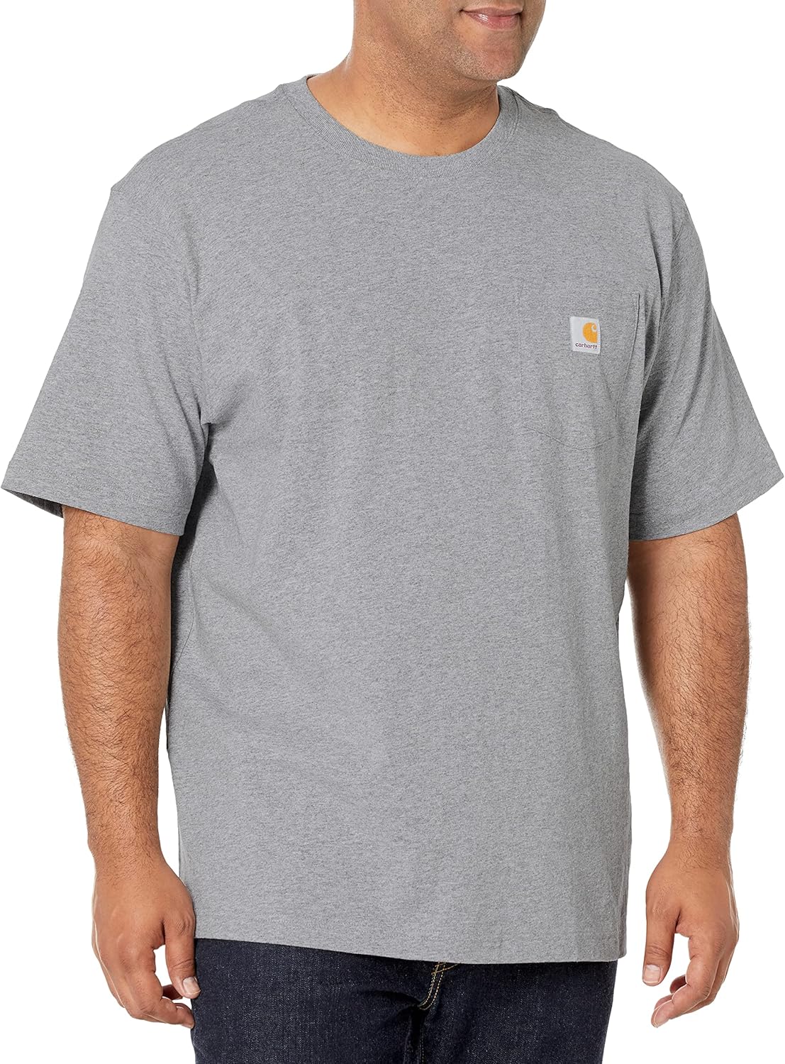 Carhartt Mens Loose Fit Heavyweight Short-Sleeve Pocket T-Shirt