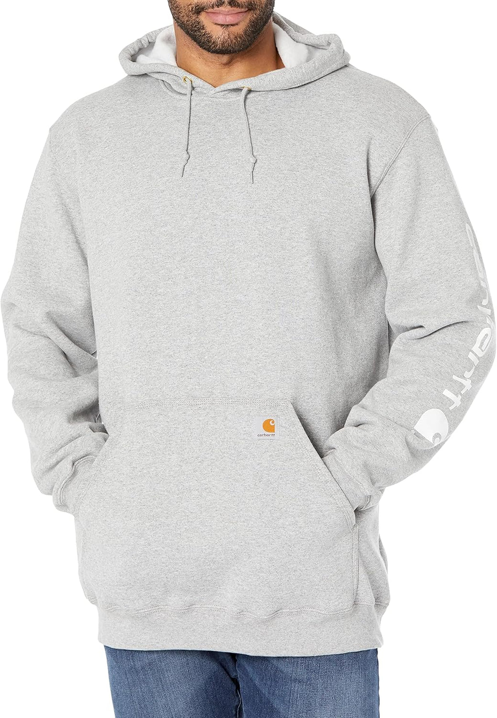 Carhartt mens Loose Fit Midweight Logo Sleeve Graphic SweatshirtSweatshirt