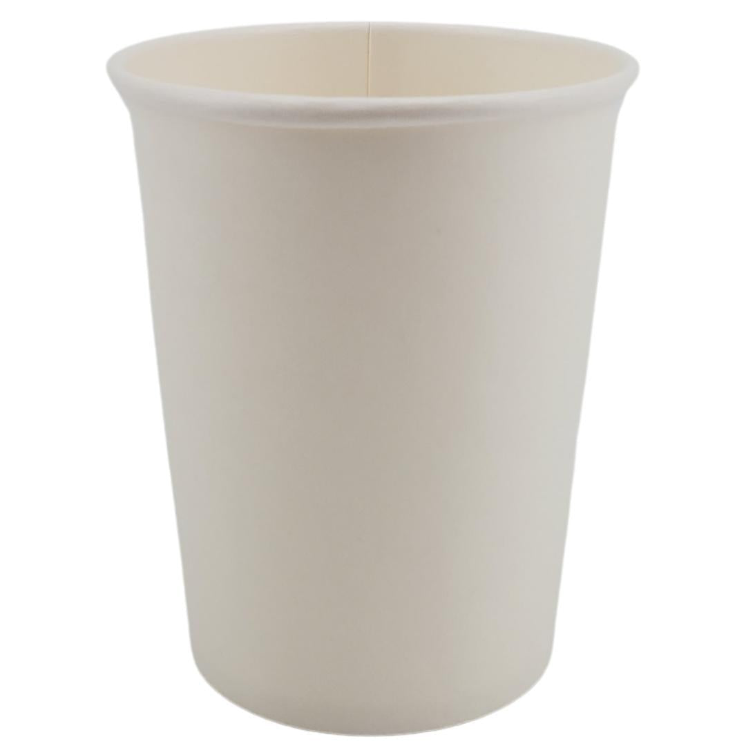 Morning Dew - 8oz Hot Paper Cups - White - 20 x 50 count