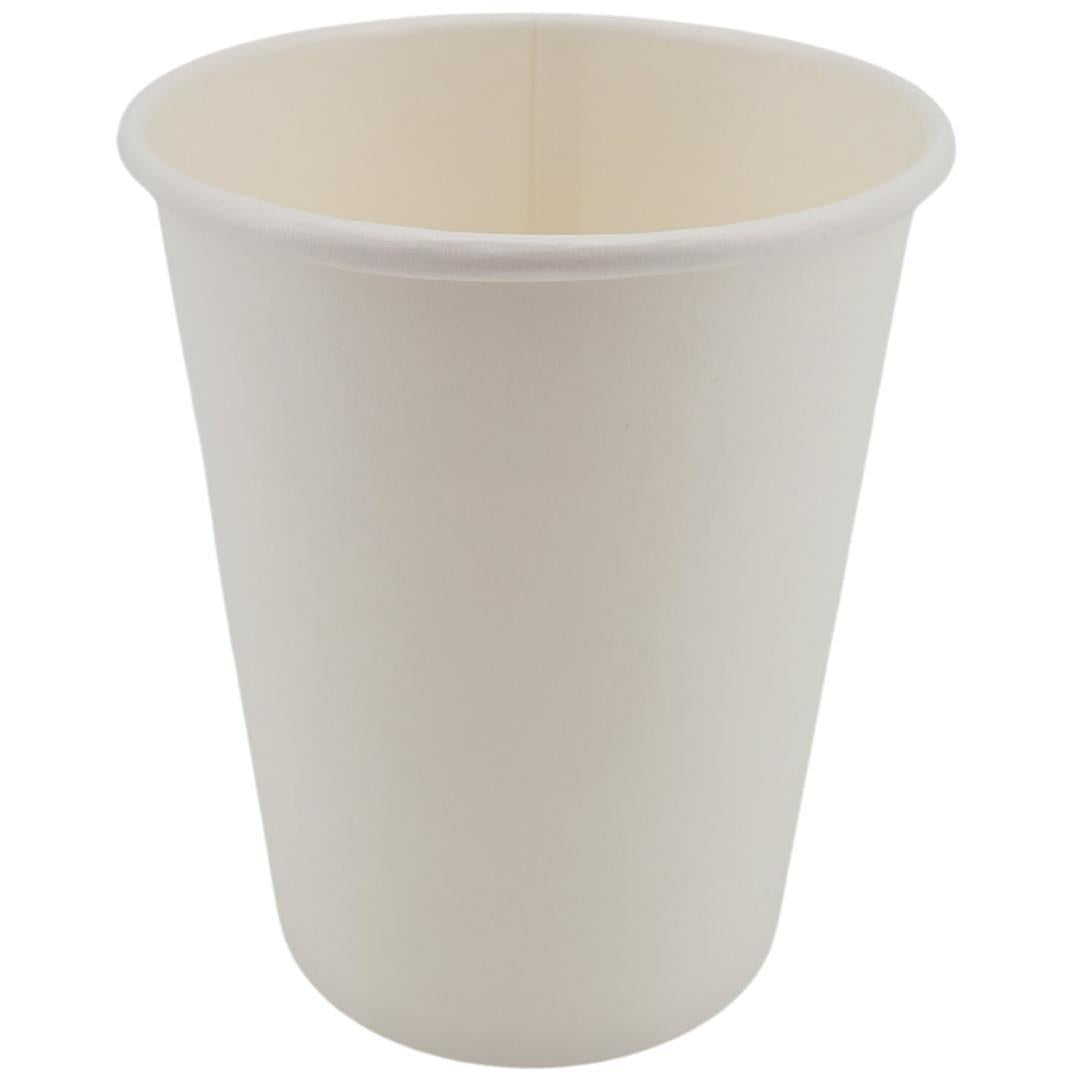 Morning Dew - 8oz Hot Paper Cups - White - 20 x 50 count