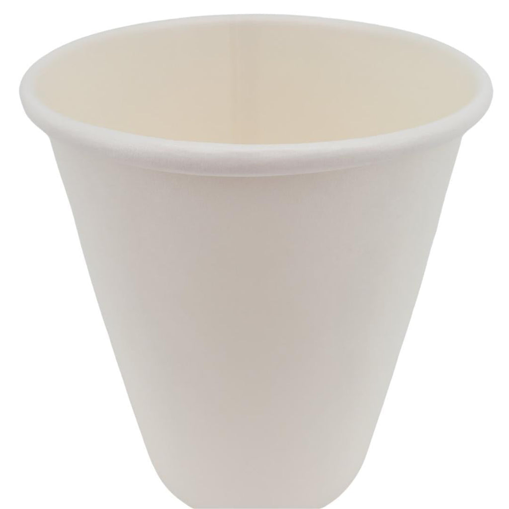 Morning Dew - 8oz Hot Paper Cups - White - 20 x 50 count