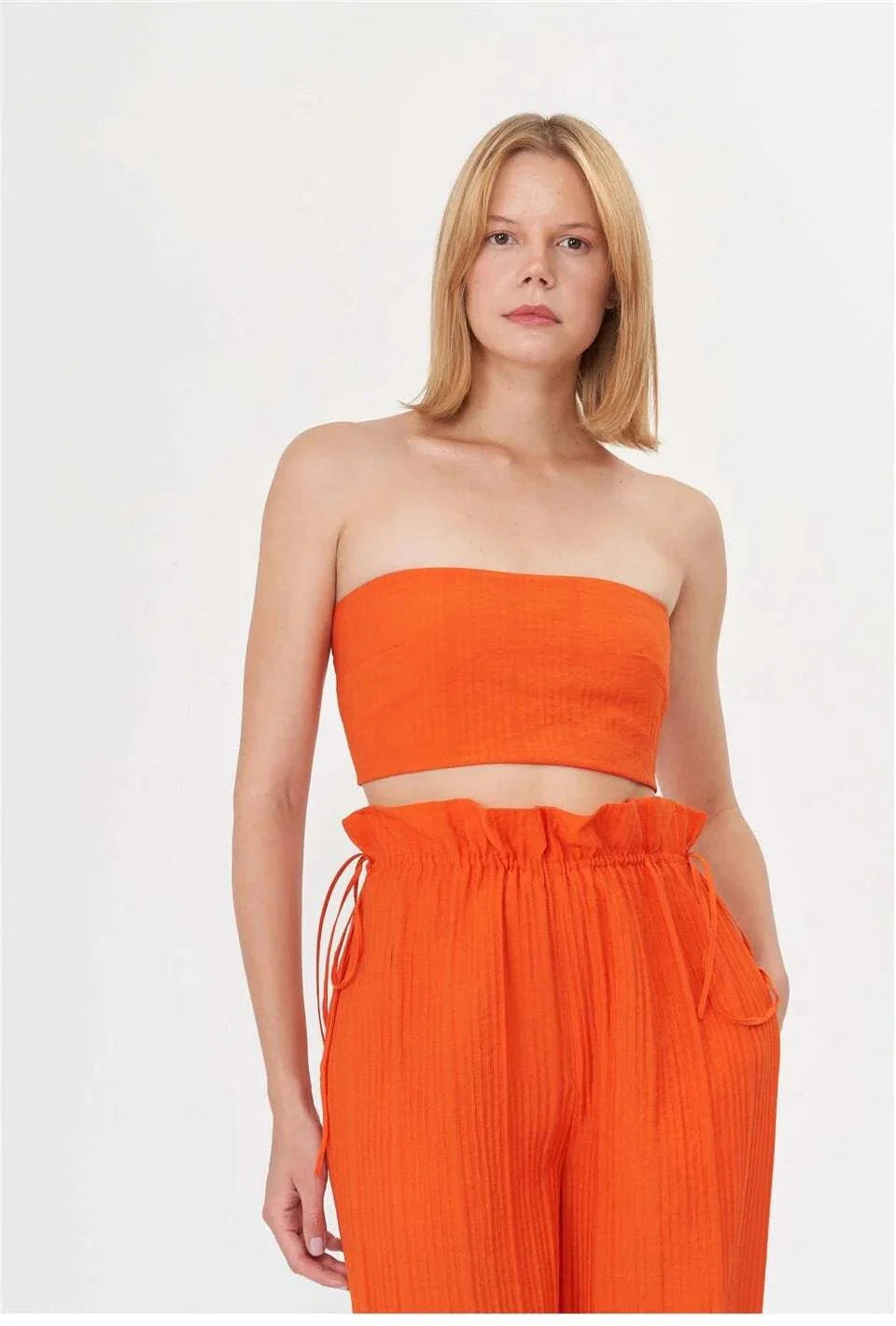 Kiara 3 Pieces Set Tube Top - Green